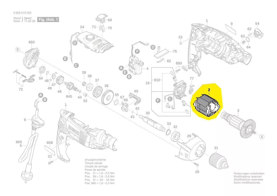 Stator 2 604 220 710 BOSCH